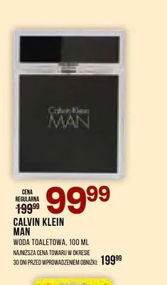Woda toaletowa Calvin Klein Man promocja w Drogerie Natura