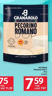 Ser Pecorino Romano tarty Granarolo promocja w Selgros