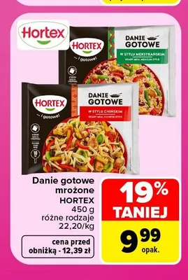 Danie gotowe mrożone w stylu meksykańskim Hortex promocja w Carrefour Market