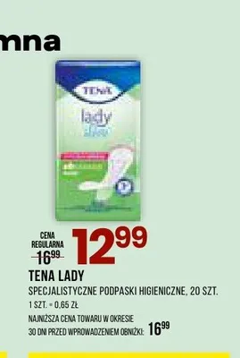 Specjalistyczne podpaski higieniczne Tena Lady promocja w Drogerie Natura