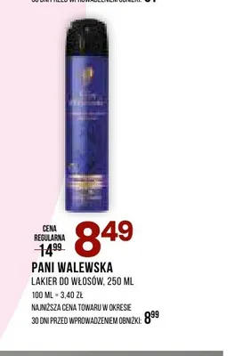 Lakier do włosów Pani Walewska promocja w Drogerie Natura