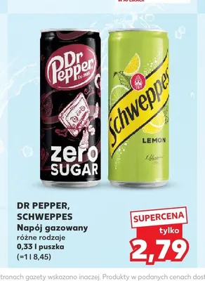 Napój gazowany Dr Pepper promocja w Kaufland