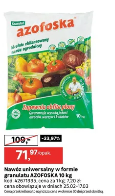 Nawóz uniwersalny w formie granulatu promocja w Leroy Merlin