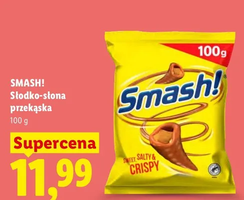 Przekąska słodko-słona Smash! promocja w Lidl