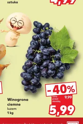 Winogrona ciemne promocja w Kaufland