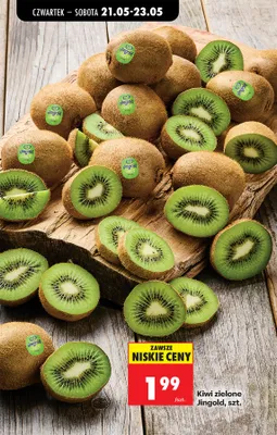 Kiwi zielone Jingold promocja w Biedronka