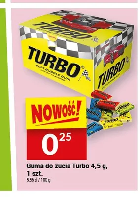 Guma do żucia Turbo promocja w Twój Market