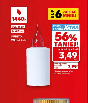 Wkład LED Subito promocja w Kaufland