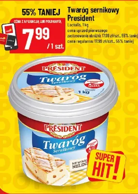 Twaróg sernikowy promocja w POLOmarket