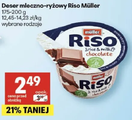 Deser mleczno-ryżowy promocja w Delikatesy Centrum