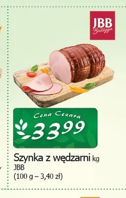 Szynka z wędzarni JBB promocja w CEZAR Delikatesy