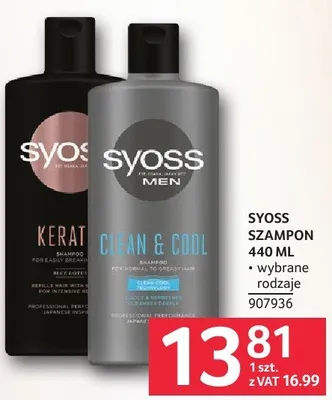 Szampon SYOSS 440 ML promocja w Selgros