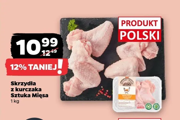Skrzydła z kurczaka Sztuka Mięsa promocja w Netto
