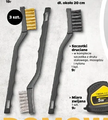 Szczotki druciane promocja w Netto