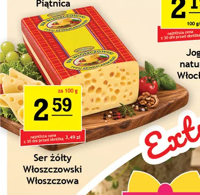 Ser żółty Włoszczowski Włoszczowa promocja w Gram Market