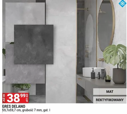 Płytki GRES DELANO promocja w Merkury Market