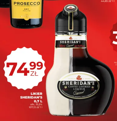 Likier Sheridan's 15,5% promocja w Duży Ben