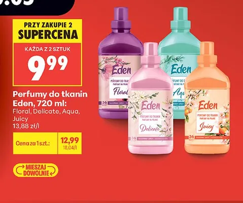 Perfumy do tkanin Eden Juicy promocja w Biedronka