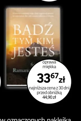Książka Bądź tym, kim jesteś oprawa miękka Galaktyka promocja w Empik