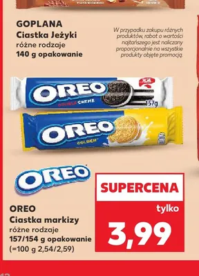 Ciastka markizy Oreo Double Creme promocja w Kaufland