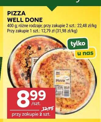Pizza Well Done promocja w Stokrotka