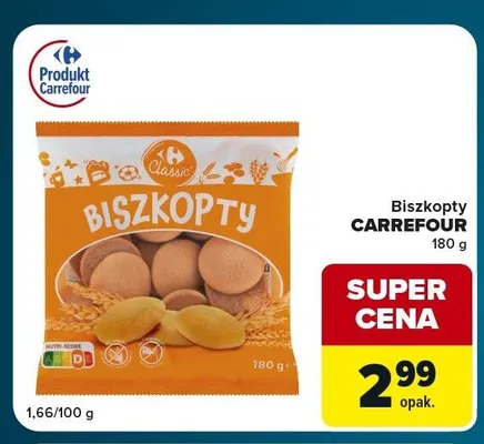 Biszkopty Carrefour promocja w Globi
