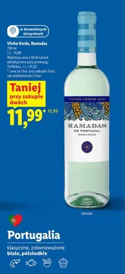 Wino Vinho Verde, Ramadas promocja w Lidl