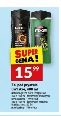 Żel pod prysznic 3w1 4organic men power promocja w Twój Market
