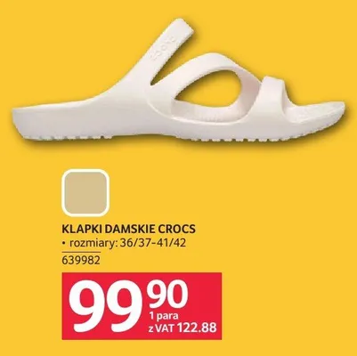 Klapki damskie Crocs promocja w Selgros