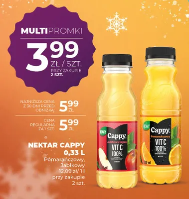 Nektar jabłkowy promocja w Duży Ben