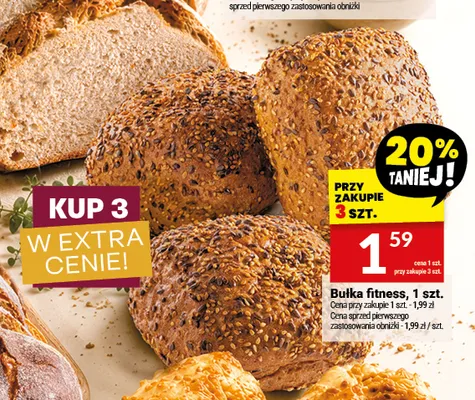 Bułka fitness Białecki promocja w Twój Market