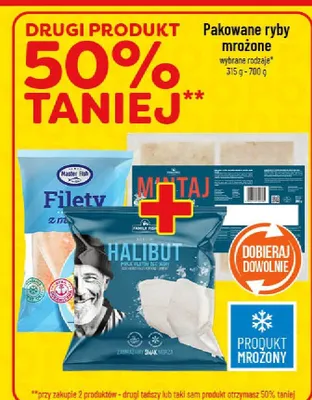 Pakowane ryby mrożone promocja w POLOmarket