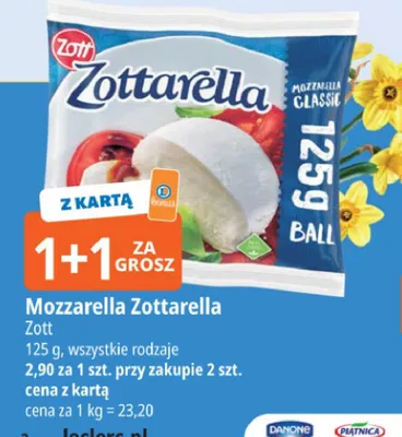 Mozzarella promocja w Leclerc