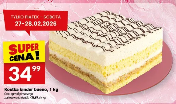 Kostka kinder bueno promocja w Twój Market