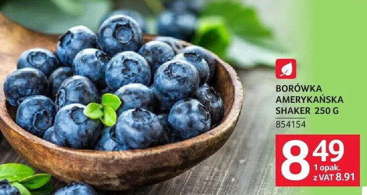 Borówka amerykańska Shaker 250g promocja w Selgros