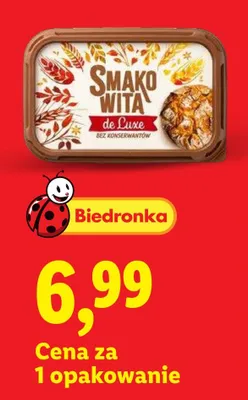 Margaryna smakowita de luxe promocja w Lidl