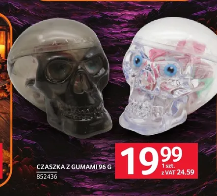Czaszka z gumami Selgros promocja w Selgros