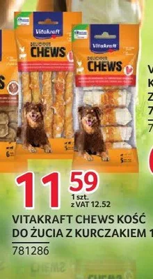 Chews kość do żucia z kurczakiem Vitakraft promocja w Selgros