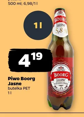 Piwo Boorg promocja w Netto