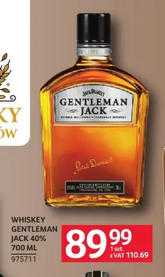 Whiskey Gentleman Jack 40% promocja w Selgros