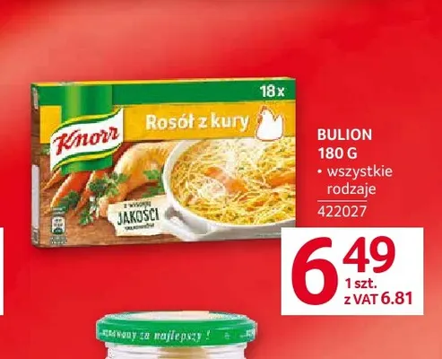 Bulion Knorr promocja w Selgros