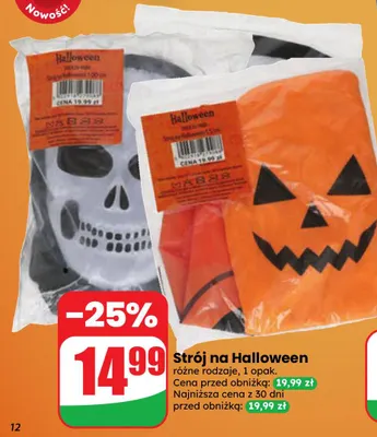 Strój na Halloween promocja w Dino