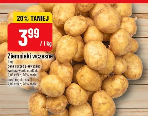 Ziemniaki wczesne promocja w POLOmarket