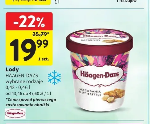 Lody Häagen-Dazs promocja w Intermarche