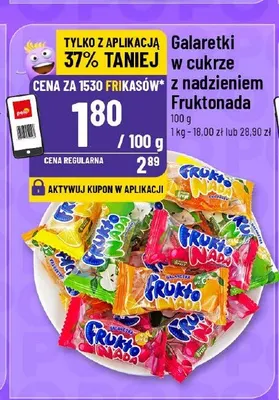 Galaretki w cukrze z nadzieniem Fruktonada promocja w POLOmarket