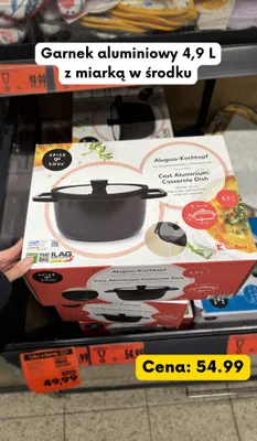 Garnek aluminiowy 22 cm Carrefour promocja w Kaufland