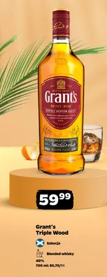 Whisky Grant's Triple Wood promocja w Netto