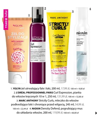 Pianka do włosów kręconych Curl Expression promocja w Hebe