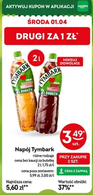 Napój różne rodzaje promocja w Żabka