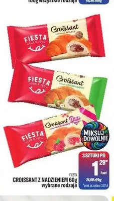Croissant z nadzieniem Fiesta promocja w Tomi Markt